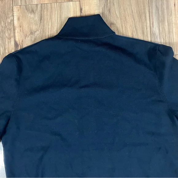 Theory Tech Zip Cardigan Sweater Two Way Full Zip Navy Men’s Size Small